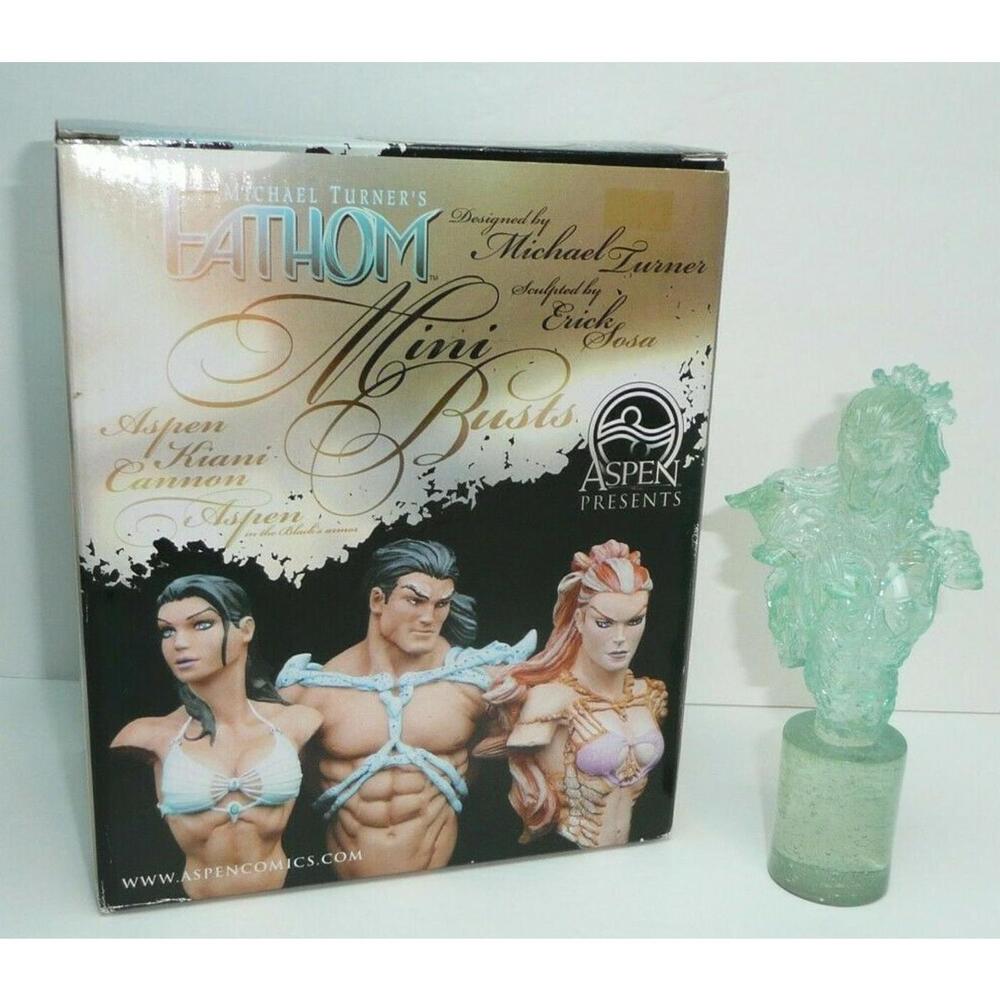 Clear Limited Edition Kiani Mini Bust Michael Turner's Fathom Aspen Comic 82/100